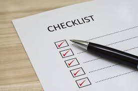 the checklist for exhibitors
